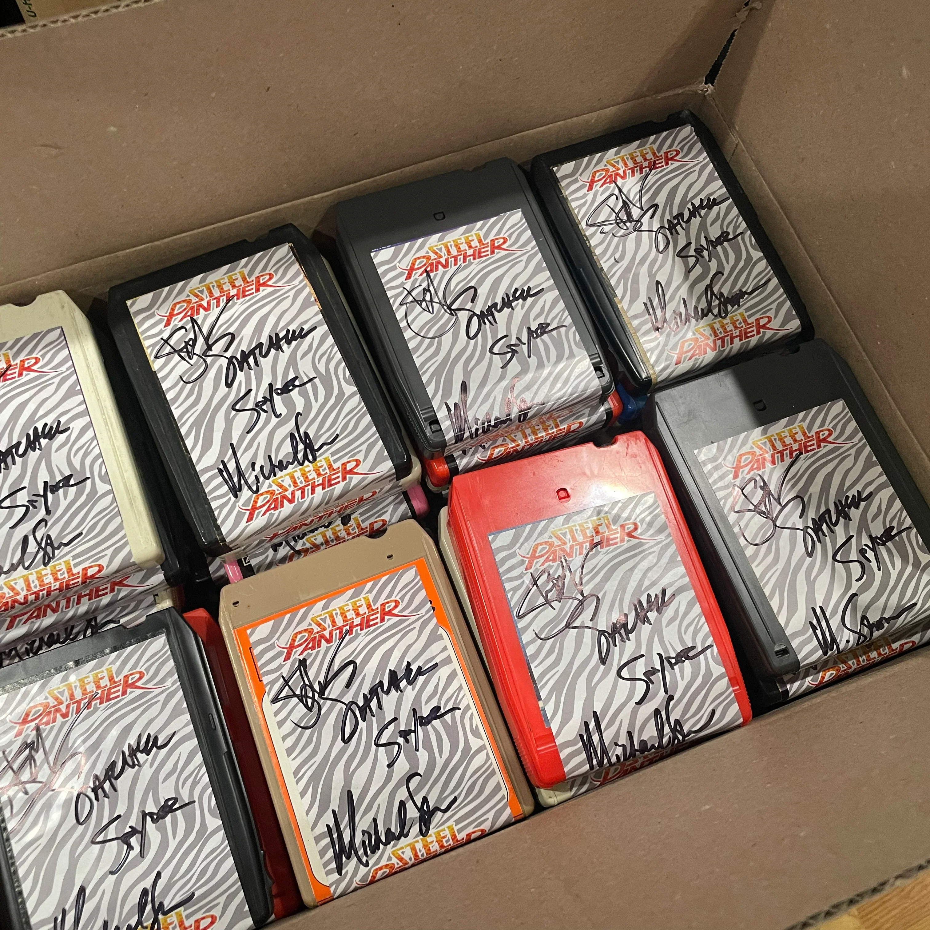 Signed Steel Panther 8track - Image 2